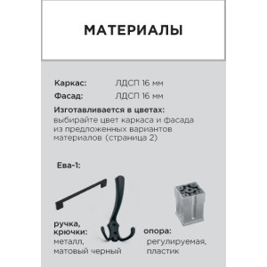 Купить Прихожая Комфорт-S Ева 1 